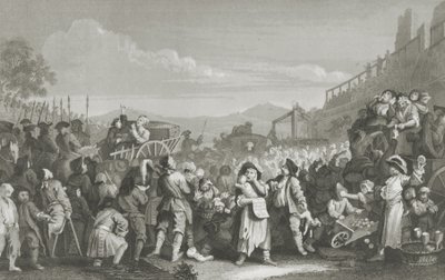 Ledig på vejen til henrettelse af William Hogarth