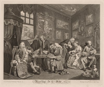 Moderigtigt bryllup af William Hogarth