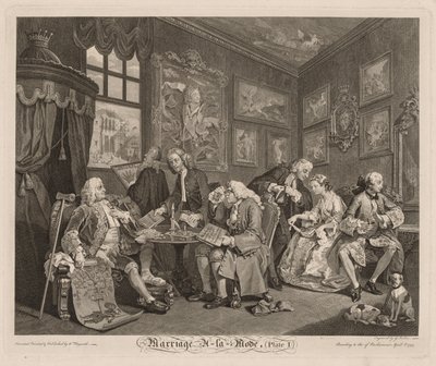 Moderigtigt bryllup af William Hogarth