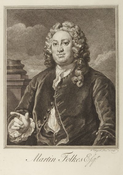 Martin Folkes af William Hogarth