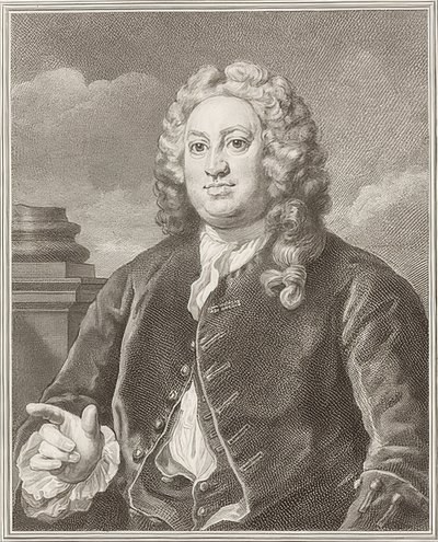 Martin Folkes. 1742 af William Hogarth