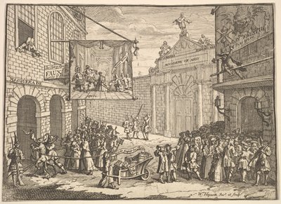 Maskerader og operaer, 1724. af William Hogarth