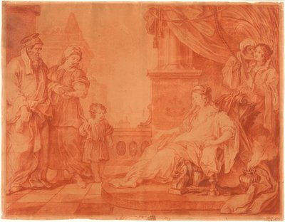 Moses bragt til Faraos Datter af William Hogarth