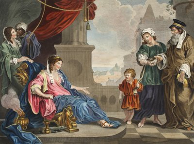 Moses bragte til Faraos Datter en illustration fra 