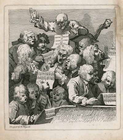 Musikere af William Hogarth