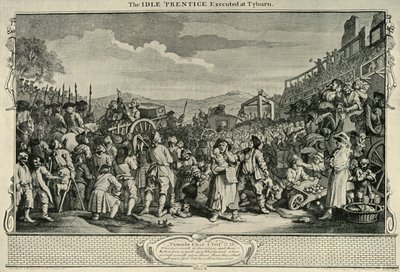 På vej til Tyburn, 1747, 1925. af William Hogarth