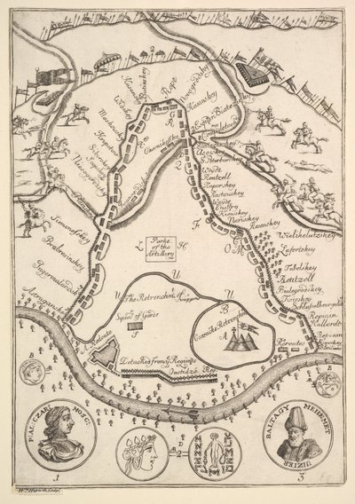 Parke of the Artillary Aubry de La Mottrayes rejser gennem Europa, Asien og int..., 1723-24. af William Hogarth