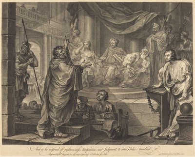 Paul før Felix af William Hogarth