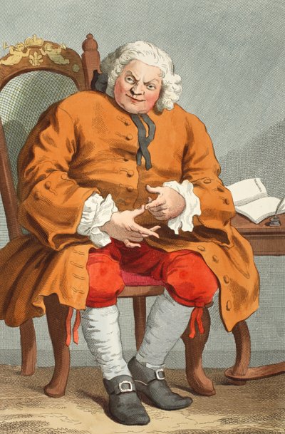 Portræt af Simon Fraser, Lord Lovat, 25. august 1746, illustration fra 