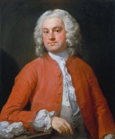 Portræt af en mand af William Hogarth