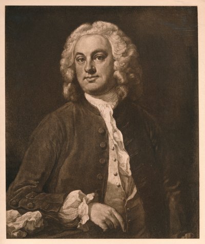 Portræt af en mand, 1741 af William Hogarth