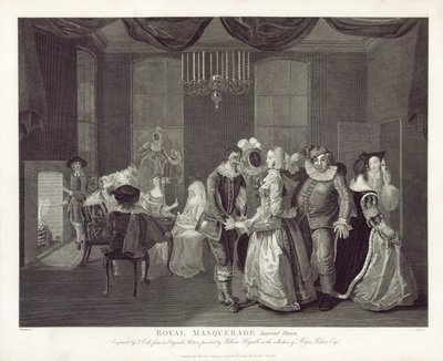 Royal Masquerade, Somerset House af William Hogarth