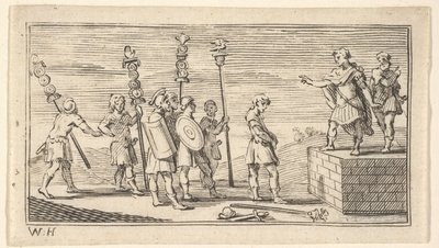 Shameful Discharge John Beaver, Roman Military Punishments, 1725, efter 1725. af William Hogarth