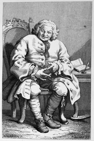 Simon Lord Lovat af William Hogarth