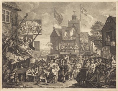 Southwark-markedet af William Hogarth