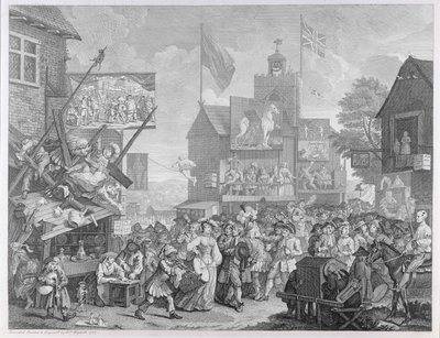 Southwark Fair, 1733 af William Hogarth