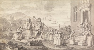 Studie for Foundlings af William Hogarth