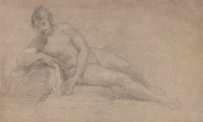 Undersøgelse af en nøgen kvinde af William Hogarth