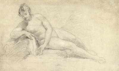 Undersøgelse af en nøgen kvinde af William Hogarth