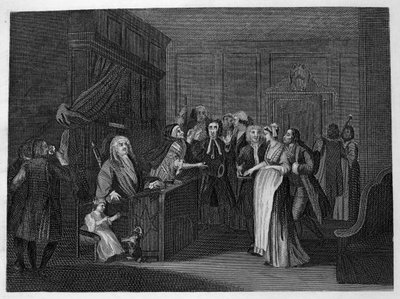 sværger et barn af William Hogarth