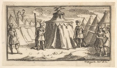 Take Away the Military Belt or Girdle John Beaver, Roman Military Punishments, 17..., efter 1725. af William Hogarth