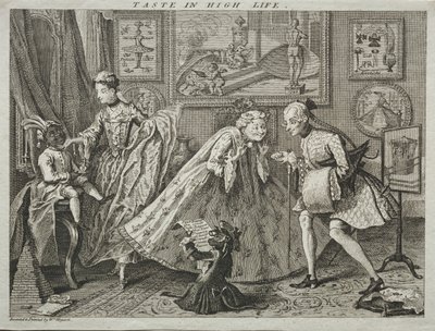 Smag i det høje liv, 1746. af William Hogarth