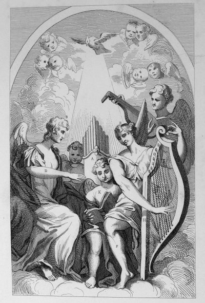 The Alter Piece Of St Clements Danes, Strand af William Hogarth