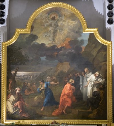 St Mary Redcliffes altertavle (højre panel) af William Hogarth