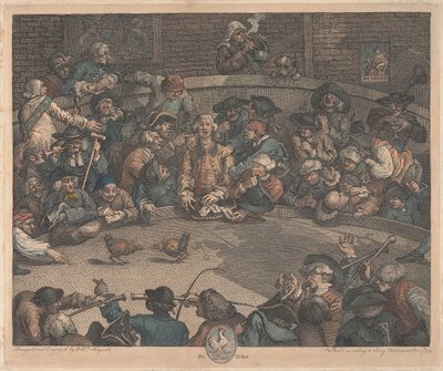 Royal Sport, Pit Ticket af William Hogarth