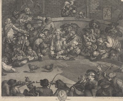 Hanekampen af William Hogarth