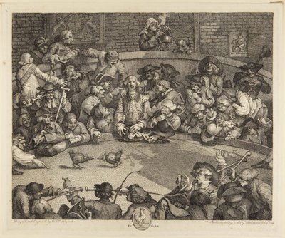 Hanekamparenaen af William Hogarth