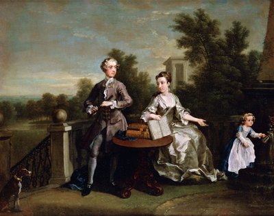 Edwards Hamilton-familien af William Hogarth
