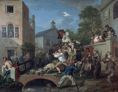 Valget IV som formand for medlemmet, 1754-55 af William Hogarth
