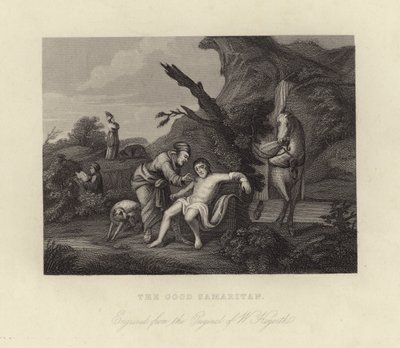Den barmhjertige samaritaner af William Hogarth