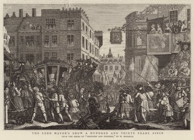 Overborgmesterens Vis hundrede og tredive år siden af William Hogarth