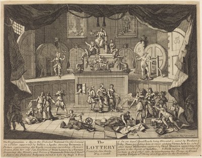 Lotteriet af William Hogarth