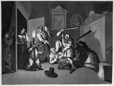 Maskeradeeventyret af William Hogarth