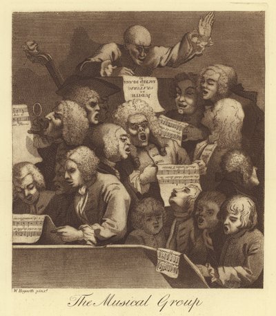 Den musikalske gruppe af William Hogarth
