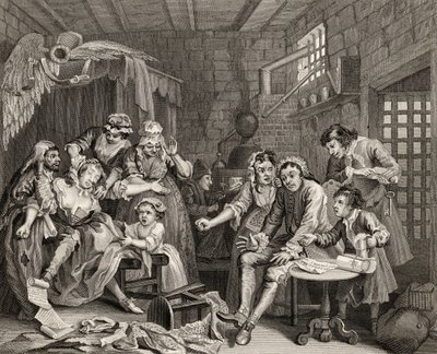 The Prison Scene, plade VII fra 