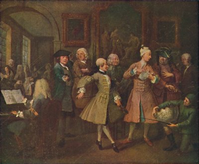 The Rakes Progress - The Levee, 1720-1735, 1920. af William Hogarth