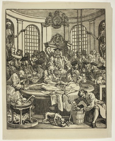 Grusomhedens belønning af William Hogarth