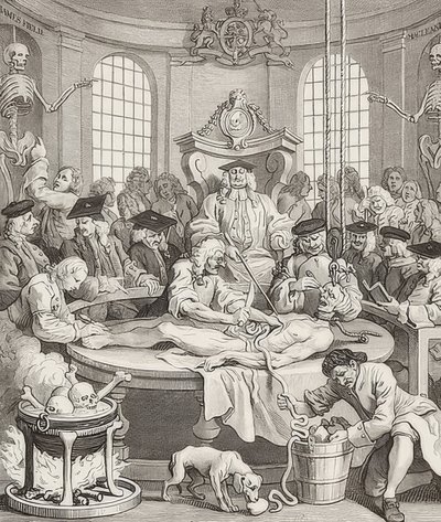 Grusomhedens belønning. Fra: Grusomhedens fire stadier / Grusomhedens fire stadier. 1751 af William Hogarth