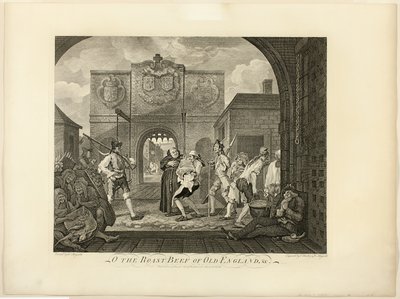 Roastbeef fra Old England af William Hogarth