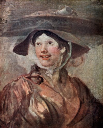 Rejepigen, c1740-1745 1910. af William Hogarth