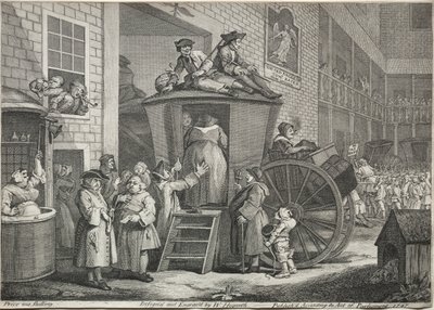 Scenecoachen af William Hogarth