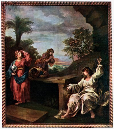 De tre Marie ved graven, 1700-tallet 1910. af William Hogarth