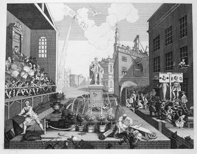 The Times, Plade 2 af William Hogarth