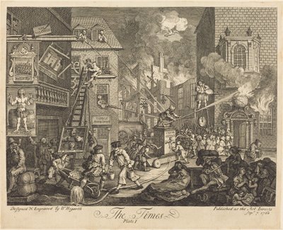 The Times, pl.1 af William Hogarth