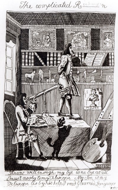 Den komplicerede Richardson, 1724 af William Hogarth