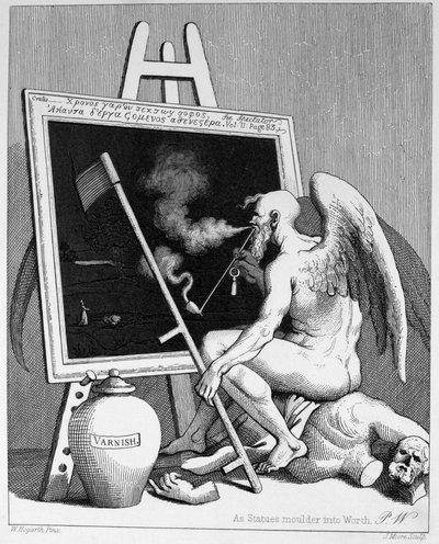 Tid, der ryger et billede af William Hogarth
